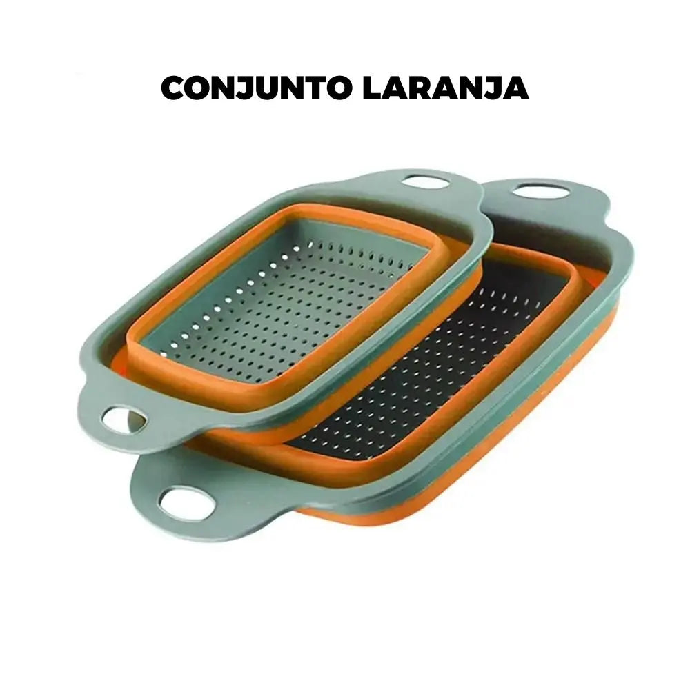Bandeja de Silicona para Guardar e Lavar Frutas y Vegetais