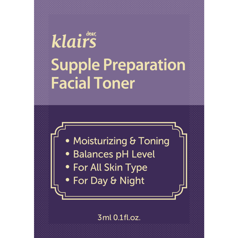 Supple Preparation Facial Toner 3ml GWP